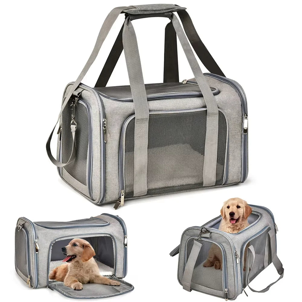 Portable Mesh Pet Carrier